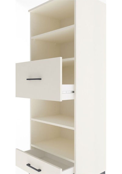 Hyperion Dolap 4 Raflı 2 Çekmeceli 60x44x163 Aytaşı-aytaşı Aytaşı