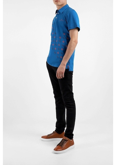 Bearraybon Erkek Polo Yaka T-Shirt-Saks (504684514) Saks