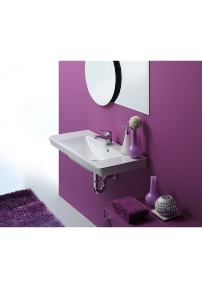 Turkuaz Seramik Cerastyle Porto Dar Lavabo 65CM Sifonsuz