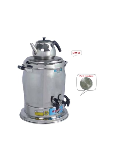 Üret Çift Amaçlı Lüks Semaver Çay Makinası 12 lt