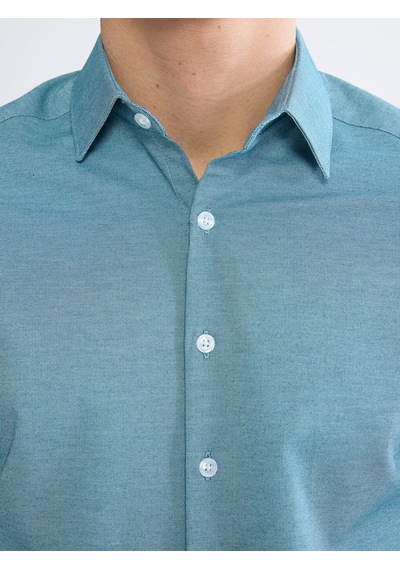 Lcw Busıness Yeşil Slim Fit Armürlü Erkek Gömlek Lcw Busıness Yeşil Slim Fit Armürlü Erkek Gömlek