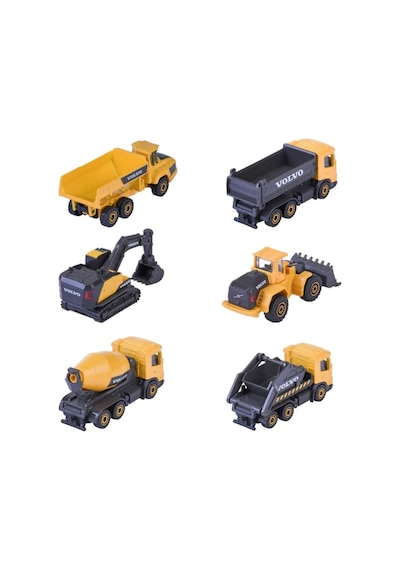 Premium Volvo Marka 6'lı İş Makineleri Seti