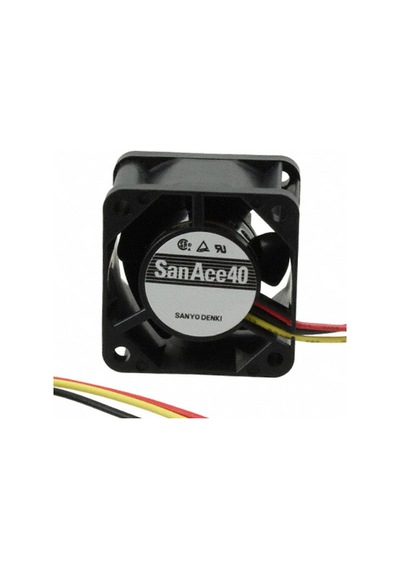 Sanyo-denki 40x40x20mm 12v 0,11a 3 Kablo Fan 109p0412h601