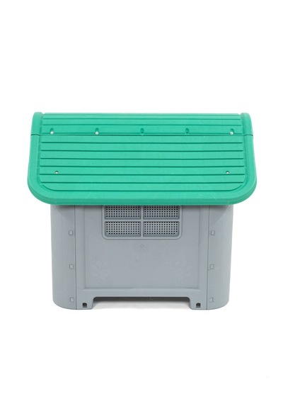 Missidea Brave Paws Plastik Köpek Kulübesi 85x71x66 Cm Yeşil