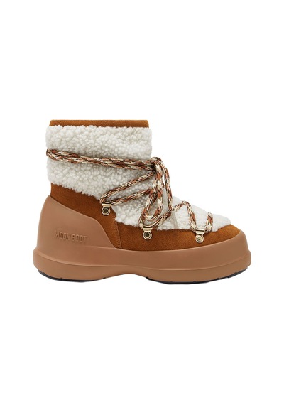 Ma03-whisky/off White Bot Kar Kadın 80d2480020-ma03 Moon Boot Luna Boot Shearling Whisky/off Wh Çok Renkli