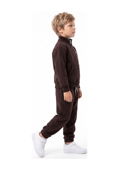 Toontoy Kids Toontoy Erkek Çocuk Tnty Co. Nakışlı Eşofman Takım Kahve