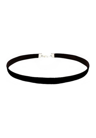 Siyah Renk Kadife Kadın Choker Kolye Siyah