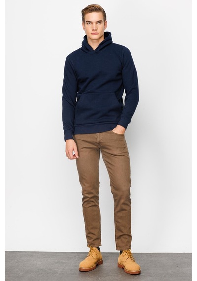 Igs İgs Standart Kapüşonlu Erkek Sweatshirt Lacivert