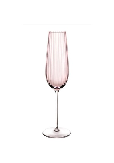 Nude Round Up Flüt Şampanya Kadehi 2'li Kristal Set 200 Ml - 32007