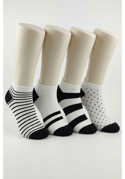 Kardeşler Çorap Erkek Patik Çok Renkli 4"lü Paket Çok Renkli - 864983032 Çok Renkli