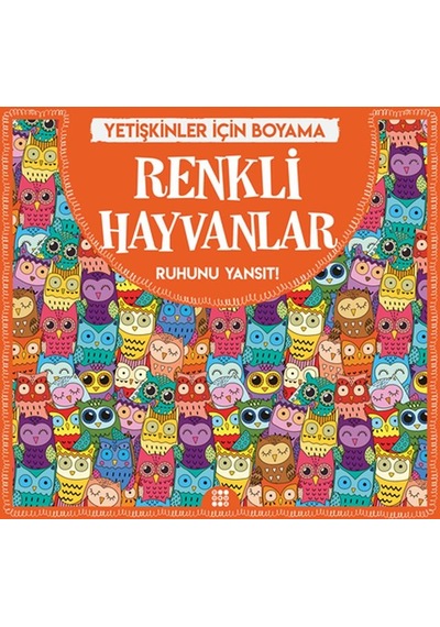 Renkli Hayvanlar - Yetişkinler İçin Boyama