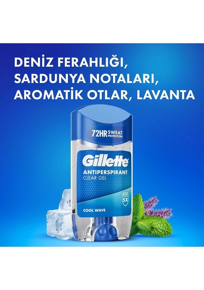 Cool Wave Terlemeyi Önleyici Şeffaf Jel Deodorant 70 Ml