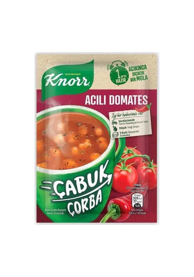 Çabuk Çorba Acılı Domates 22gr