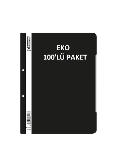 Bigpoint Telli Dosya Eco Siyah X 100 Adet Diğer