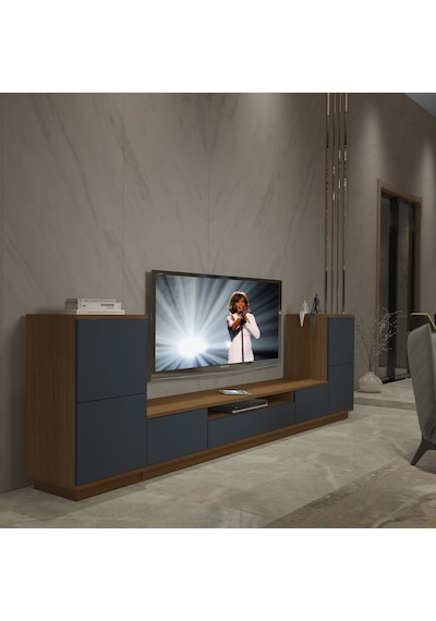 Decoraktiv Trio On2s Mdf Tv Ünitesi Tv Sehpası - Ceviz Antrasit Ceviz - Antrasit Decoraktiv Trio On2s Mdf Tv Ünitesi Tv Sehpası - Ceviz Antrasit Ceviz - Antrasit