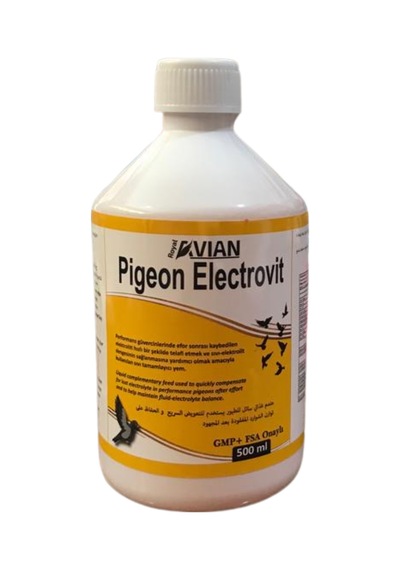 Royal Pigeon Electrovit 500 ML Güvercin Ve Kafes Kuşları Için Elektrolit Desteği