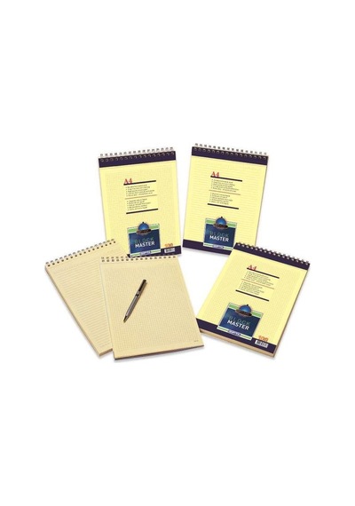 Gıpta Blok Master Spiralli Karton Kapaklı Blok A5-100 Yaprak Çizgili Defter Çok Renkli