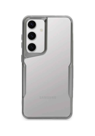 Samsung Galaxy Uyumlu - A15 4g Kılıf Boyi Silikon Kapak - Gümüş