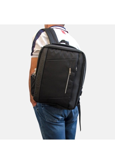 Lederax 16" Bilgisayar Notebook Laptop Sırt Çantası Ld605 Siyah
