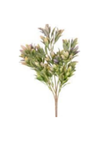 Yapay Bitki Demeti Şimşir Mor 40 Cm. Çok Renkli