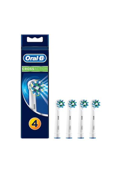 Oral-B Cross Action Diş Fırçası Yedek Başlığı Beyaz 4'lü