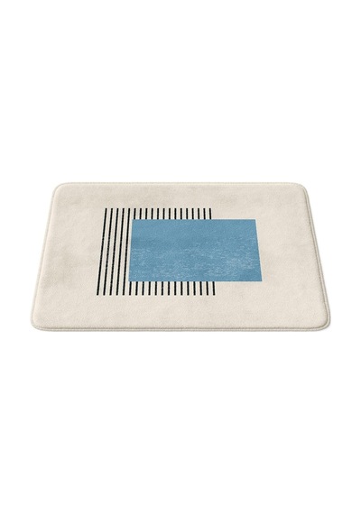 Banyo Paspası, 2li Set Banyo Halısı Kaymaz Taban, Makinede Yıkanabilir Çok Renkli