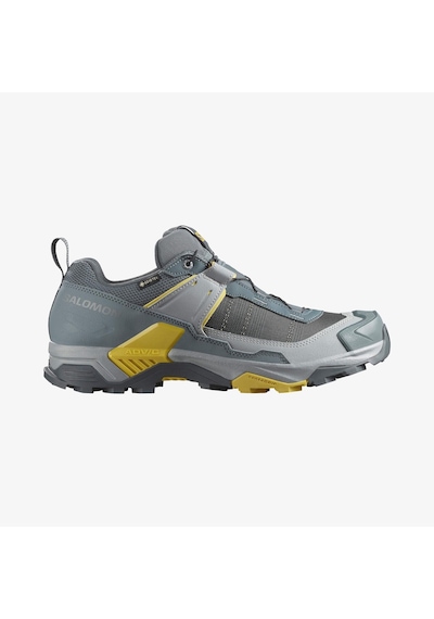 Salomon X Ultra 5 Gore-tex Turbulence/monument/spicy Mustard Erk Outdoor Ayakkabı L47725900 Gri