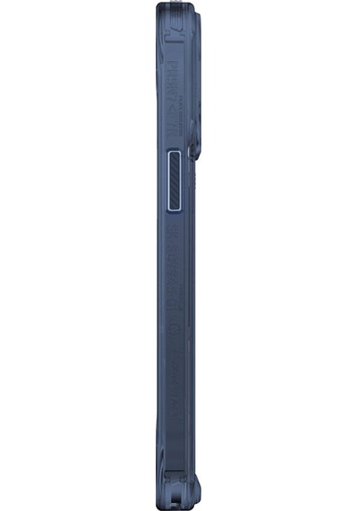 Apple Uyumlu iPhone 15 Pro Skinarma Magsafe Şarj Özellikli Sticker Yapıştırmalı Drift Kapak Mavi