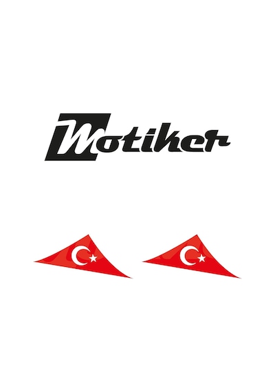 Yamaha Yzf R25 Far Yanı Türk Bayrağı Tasarımı Sticker Etiket Modeli