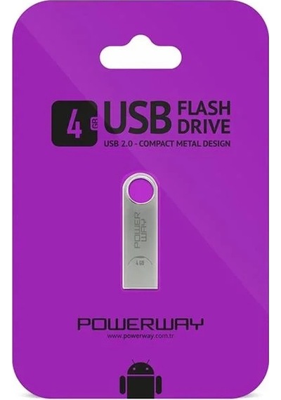 Powerway 4 Gb Metal Usb Flash Bellek - 168176