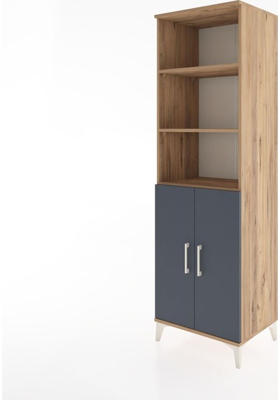 Hyperion Dolap 4 Raflı 2 Kapaklı 60x44x195 Çam-antrasit Atlas Çam Hyperion Dolap 4 Raflı 2 Kapaklı 60x44x195 Çam-antrasit Atlas Çam