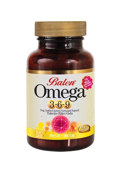 Balen Omega 3-6-9 Yumuşak Kapsül 1585 Mg100