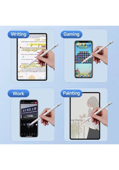 Apple Uyumlu iPad 10.nesil 10.9'' 2022 Universal Stylus Tablet Dokunmatik Kalem