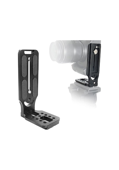L Açılı Hızlı Değiştirme Plakası 1/4 İnç Tripod Plakası, Arca Swiss İle Uyumlu Belirtilmemiş