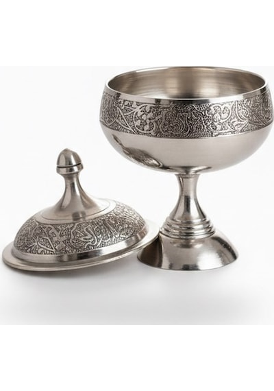 Ottoman Gumus Sekerlık 14 Cm