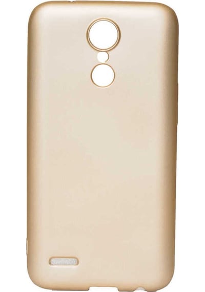 LG Uyumlu K8 2017 Kılıf Zore Premier Silikon Kapak Gold