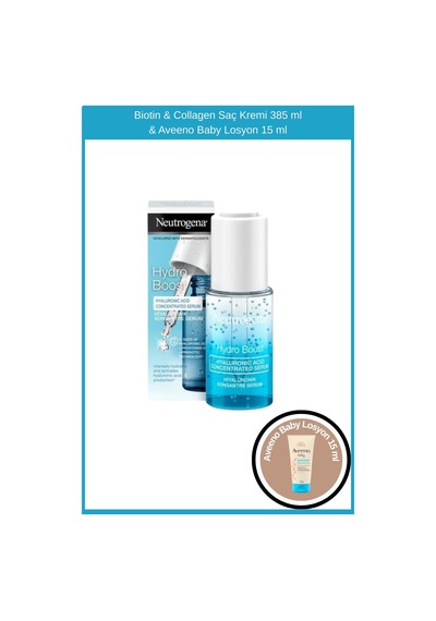 Neutrogena Hydro Boost Hyaluronik Serum 15 ML + Aveeno Baby Losyon 15 ML