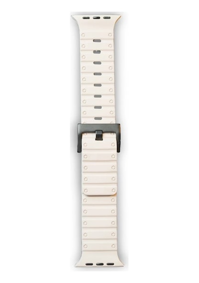Apple Watch 42mm Uyumlu Magnus Mıknatıslı Silikon Kordon - Yıldız Işığı