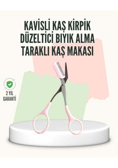 İnce Uçlu Çok Amaçlı Kaş Makası Pembe