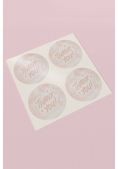 Thank You For Your Order Sticker 3x3cm St2210 Çok Renkli
