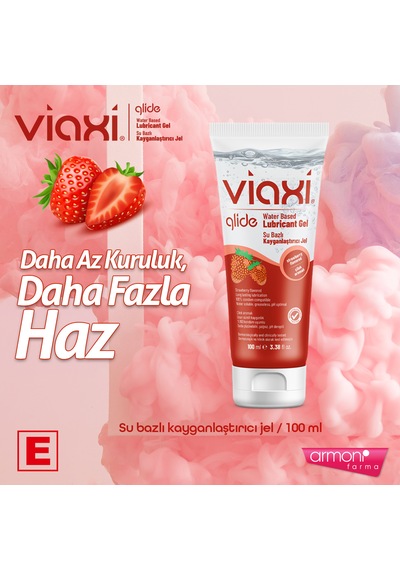 Viaxi Çilekli Kayganlaştırıcı Jel 100 Ml.
