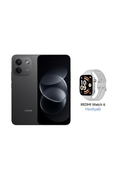 Xiaomi Redmi Note 17 Pro Max 5G 8 GB 256 GB (Xiaomi Türkiye Garantili) Siyah+Xiaomi Redmi Watch 6 2.07 Akıllı Saat Gri (Distribütör Garantili)