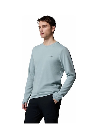 Columbia Tech Trail Utility Warm Ls Crew Mavi Erkek Outdoor Uzun Kollu T-shirt Ae9975-461 Mavi