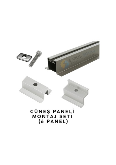 Güneş Paneli Montaj Seti 6 Panel