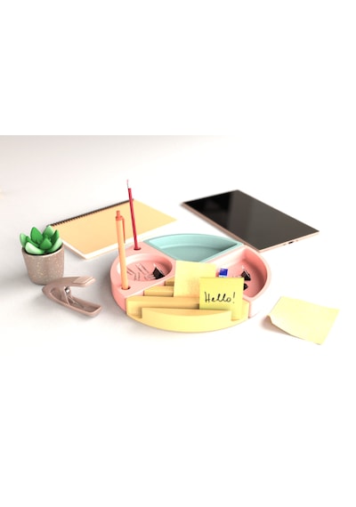Tıdy Grıd - Desk Organizer Manyetik Modüler Mıknatıslı Masaüstü Düzenleyici Kalemlik Çok Renkli