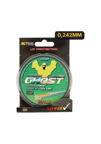 Nippon Ghost 180 Mt Fluoro Carbon Coated Misina 0.242mm