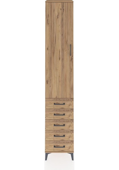Hyperion Dolap 2 Raflı 5 Çekmeceli Tek Askılı 44x44x243 Çam-çam Çam Hyperion Dolap 2 Raflı 5 Çekmeceli Tek Askılı 44x44x243 Çam-çam Çam