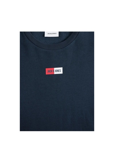 Jack & Jones Jack&jones 12310759 Jjpan Sweat Crew Neck Smu Navy Blazer Erkek Sweatshirt Lacivert