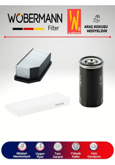 Wöbermann Hyundai İ20 1.2 Filtre Bakım Seti 2009-2013 3K