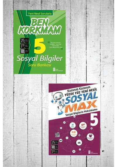 Ata 5.sınıf Ben Korkmam Sosyal Bilgiler Soru Bankası -sosyal Max